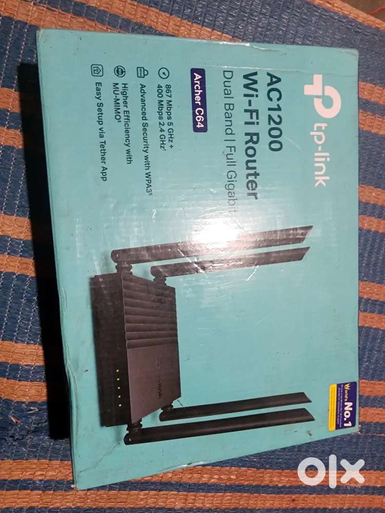 Tp link Router ac1200, WiFi router C64, not use,