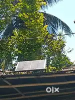 Solar panel and stand and charge controller