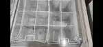 Glass door fridge
