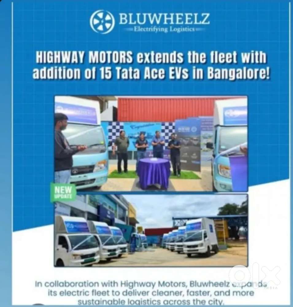 We want Driver for Tata ace ev vehicle