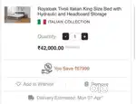 Brand New Royal Oak Cot