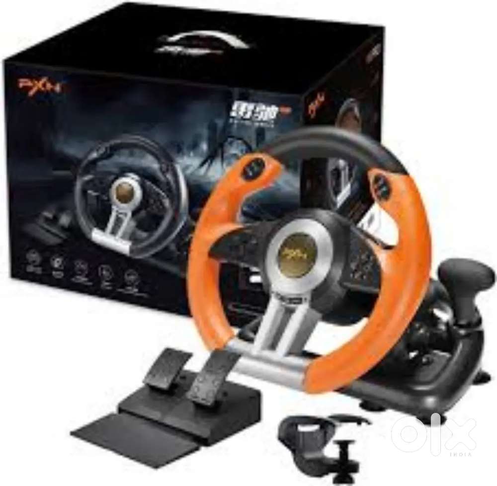 PXN – V3 Pro/ Racing Game Steering Wheel With Brake Pedal @5990/-
