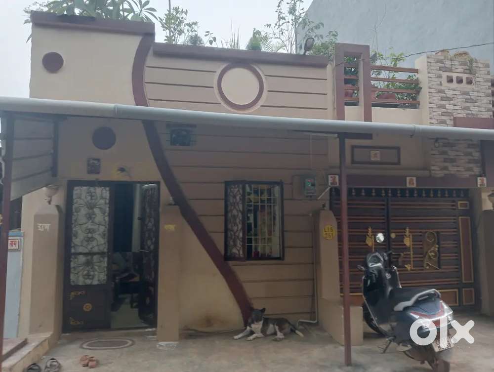 Lig type infront of beautiful garden with Durga pandal 1 km highway