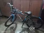 The bicycle is fire hit pro with normal tyres but have gears