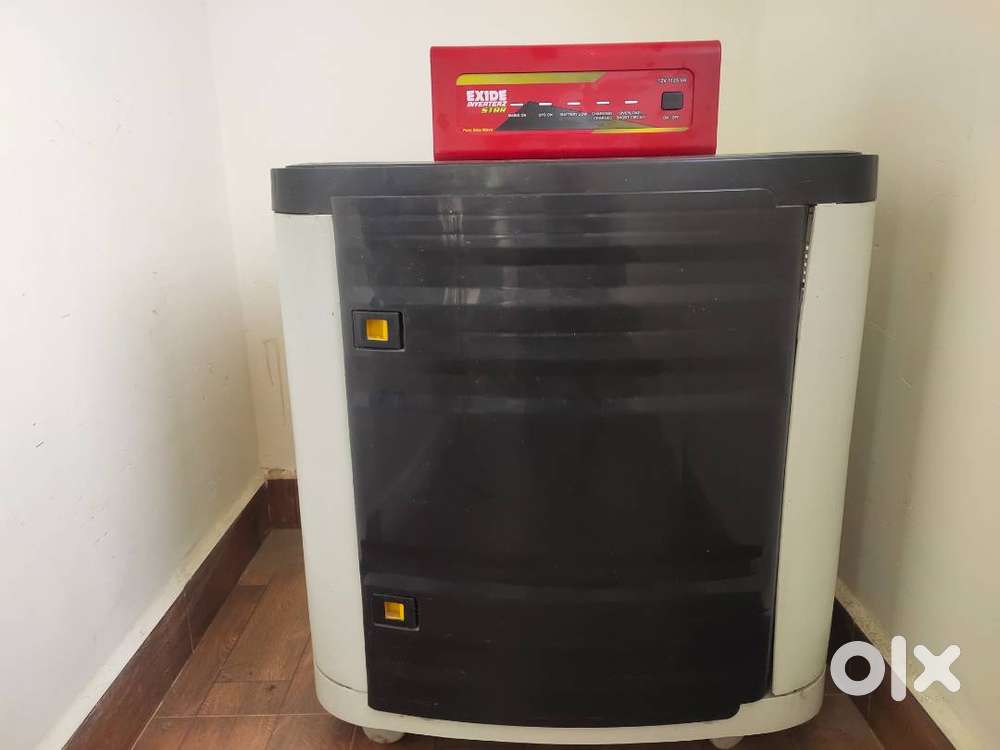 Exide Inverter and 150AH battery with trolley