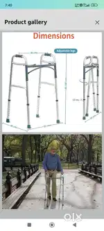 Old age person walker