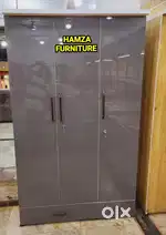 HAMZA FURNITURE NEW look particle wood 4bh6.5 wardrobe with storage