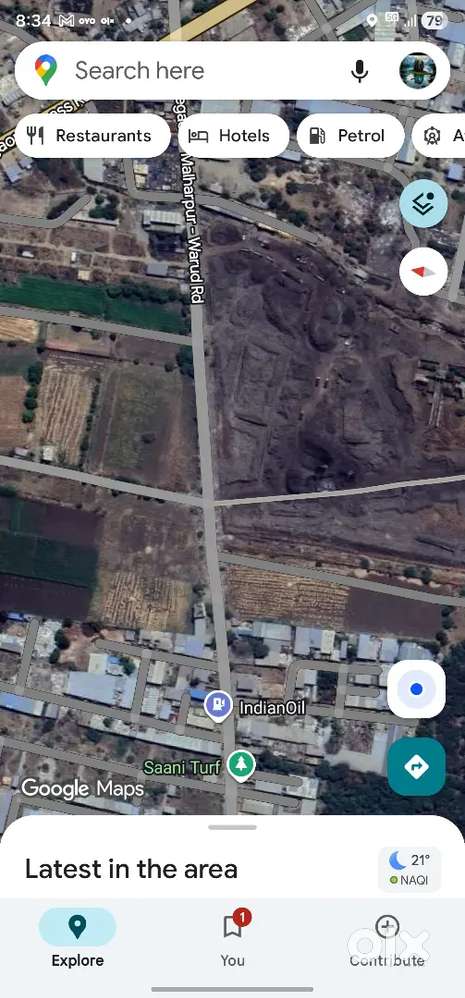 Open plot 33000 sq ft