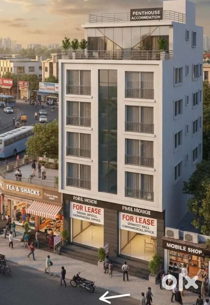 Hotel  for Lease/Sale G+3 Building commercial space and Hotel 3 floors