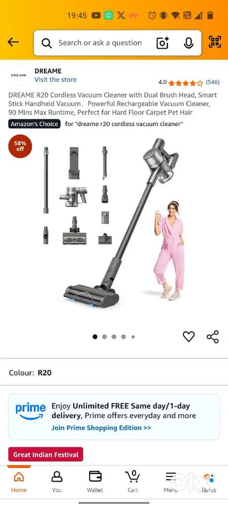 DREAME R20 VACUUM CLEANER