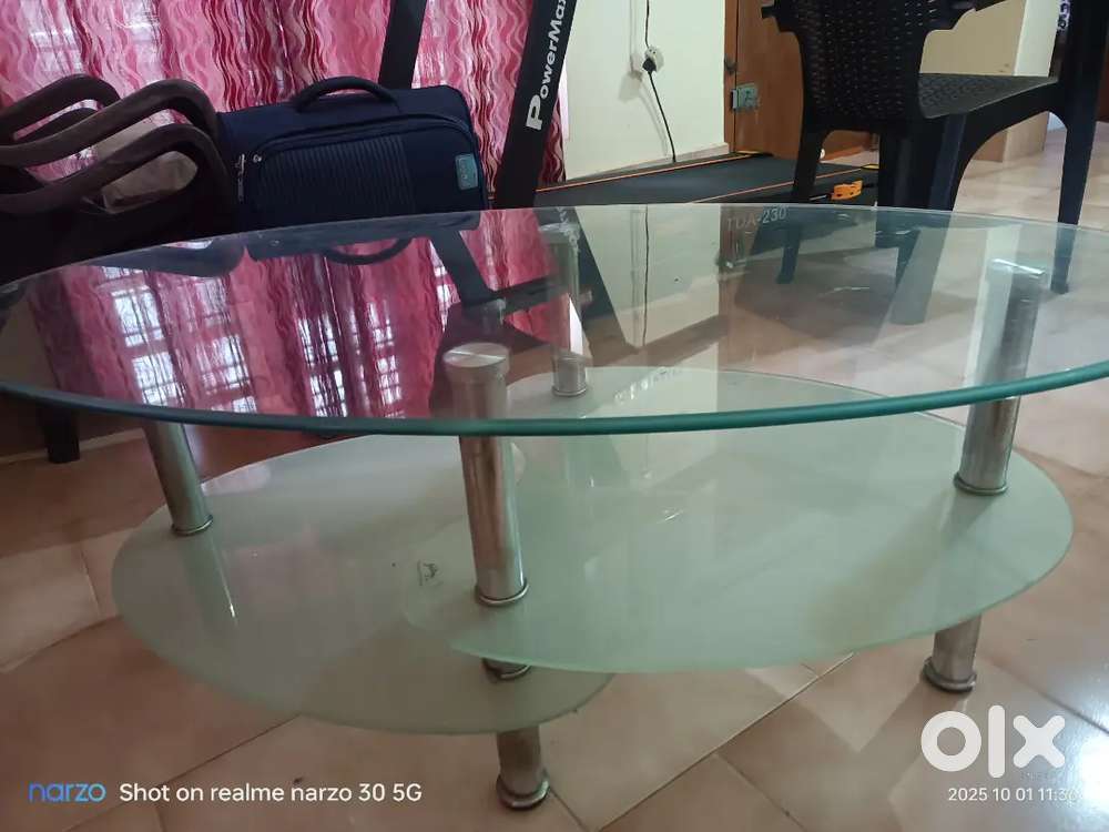 Glass Teepoy