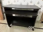 Nilkamal Study Table and Nilkamal steel legs Revolving Chair