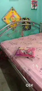 One Steel bed 6/7 with metras