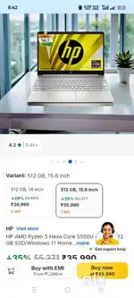 Hp 15s eq2143au laptop