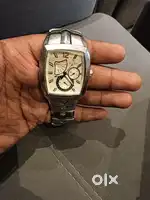 Titan silver watch