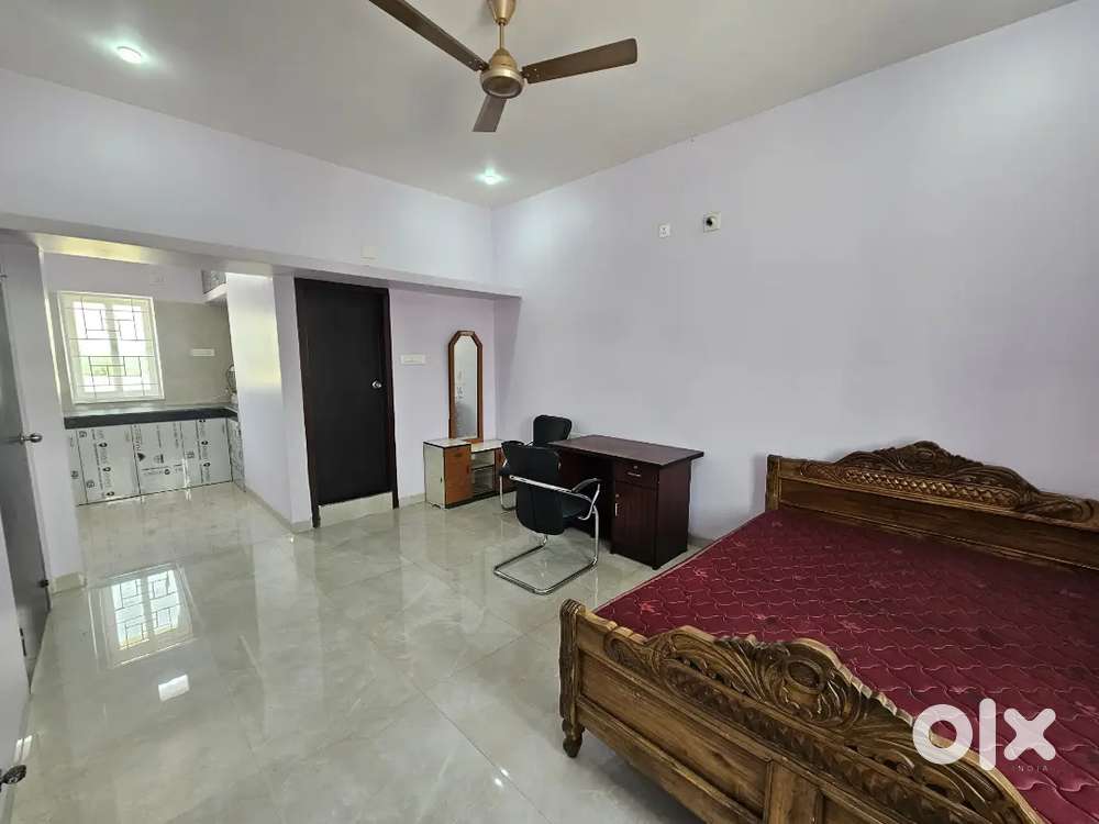 Single 1 RK Newly constructed , semifurnished for rent in Ghatikia