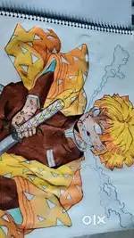 Zenitsu drawing