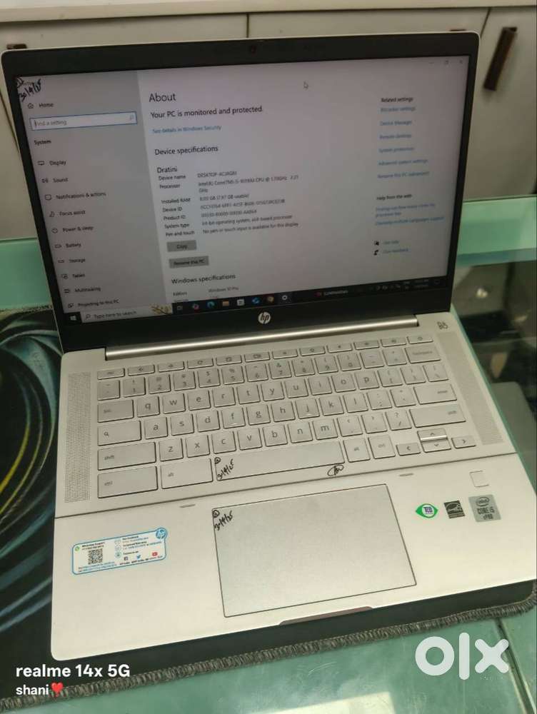 Hp i5 10th generation screen touch laptop