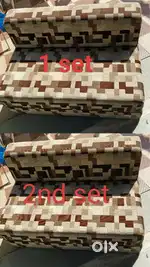 Set of 2 two seater Sofa cum bed