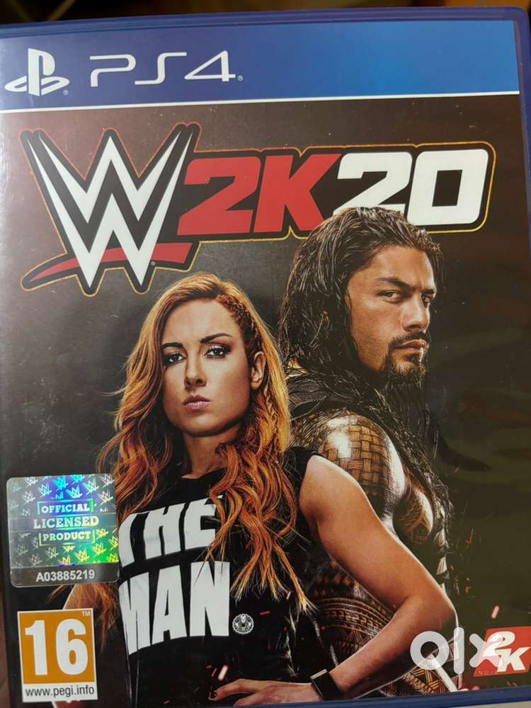 PS4 WWE 2K20 and Horizon zero dawn