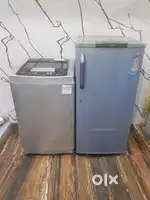 Lg a one single door refrigerator and washing machine