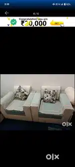 sofa set with table