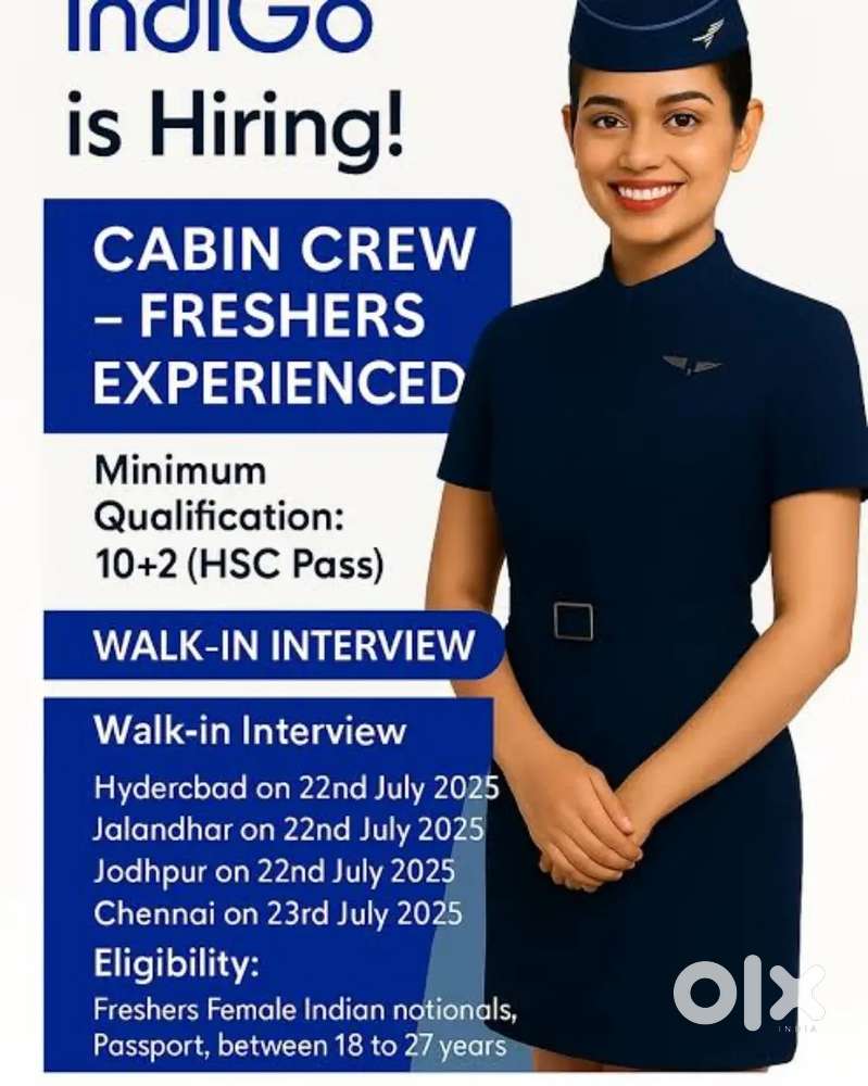 Indigo Airlines jobs /Vacancy for Airport Ground staf / Driver / Crew