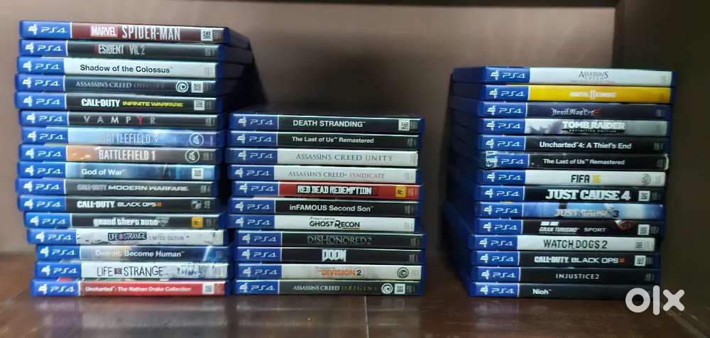 PS4 Games Collection in Excellent Condition
