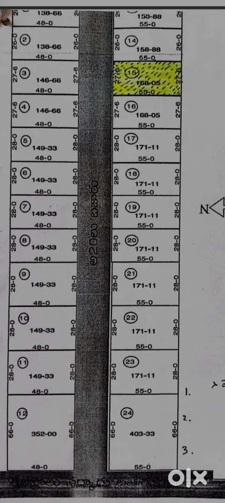 Ready to Sale Conversation Land, 168 గజాలు, at Telaprolu in Tenali