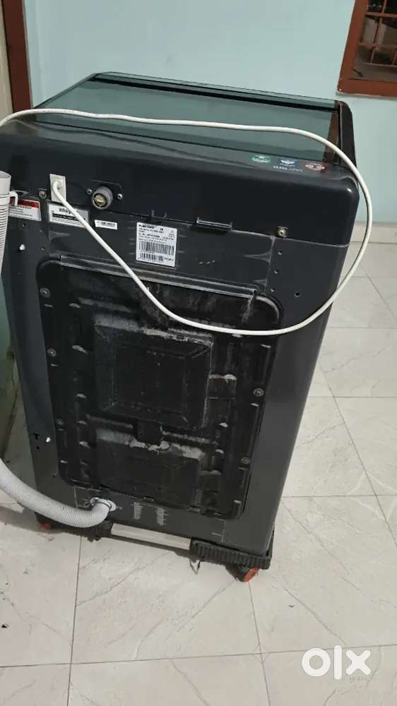 (Whirlpool, top-load, 6.5 kg, bought in 2023, condition “good