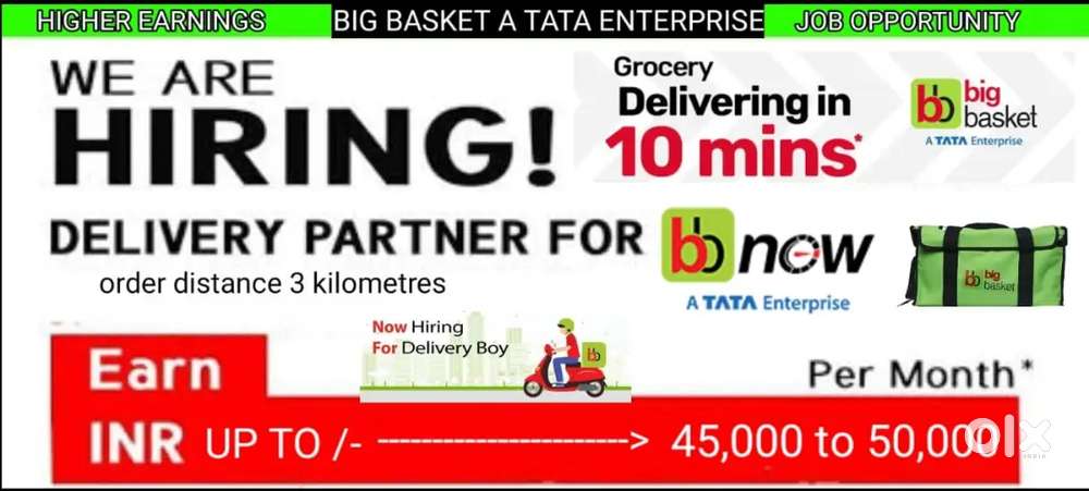 Big basket delivery job