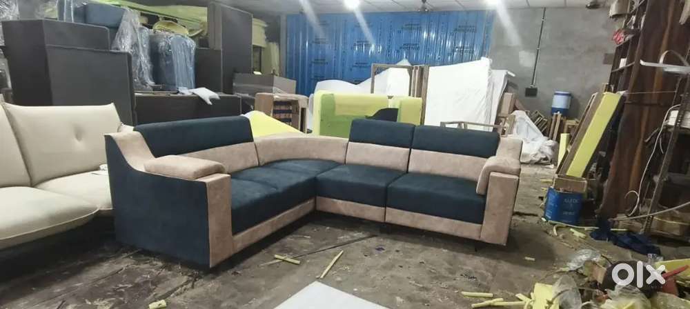 L shape corner sofa set