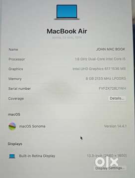 Macbook Air Rentina