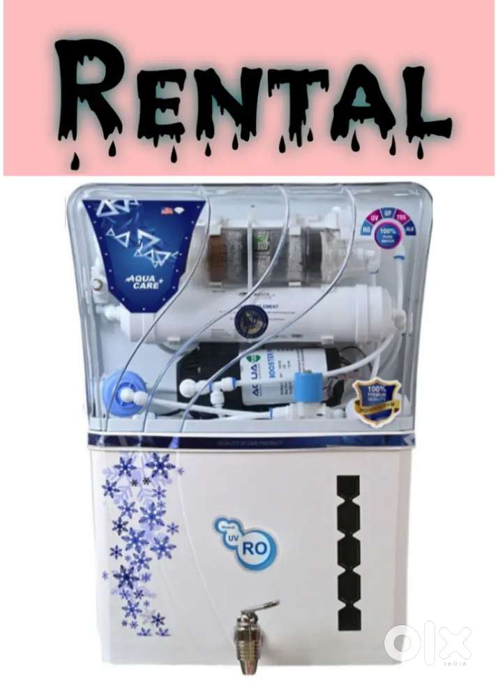 Ro water purifier available on rent