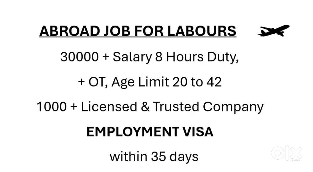 Abroad Job For Labour's
