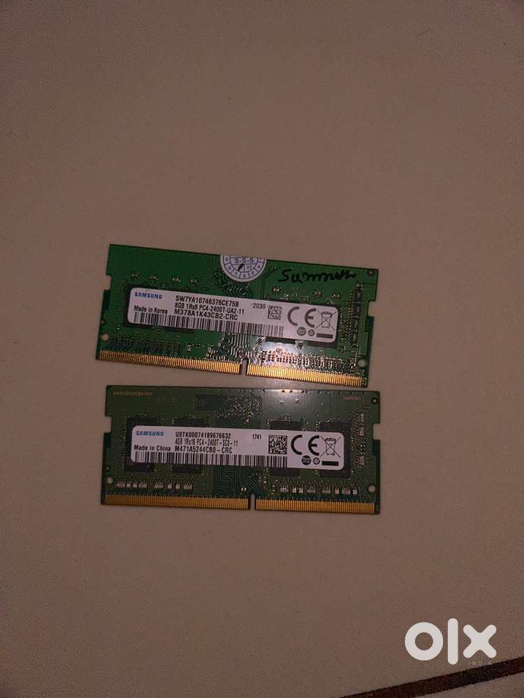 Laptop Ram 8GB & 4GB (Samsung Brand)