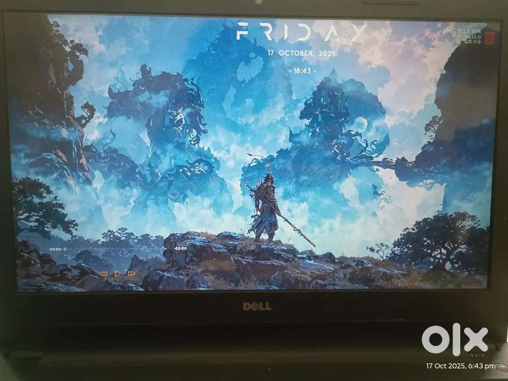 Dell laptop (8gb ram ) (256gn ssd) (512 harddrive) with new bettry