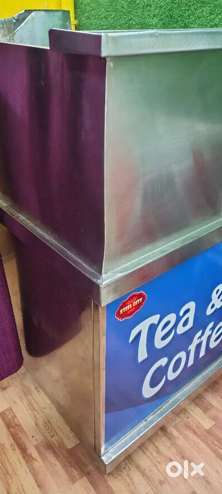 Ss tea table. Round table 3 set .tea coffee filter