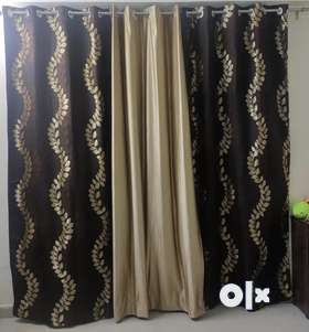 Good quality curtains699/- for 1 brown curtain299/- for 1 golden curtain