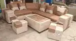 L shape sofa set