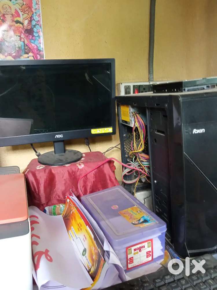 Computer sale with colour printer