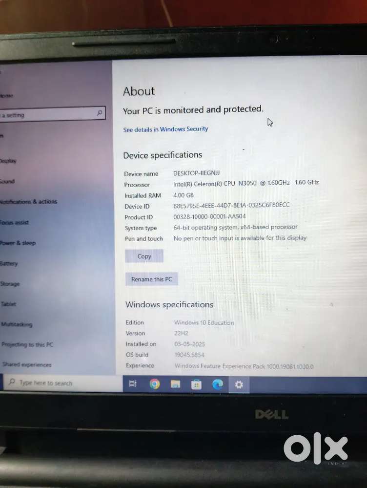 Laptop for sale