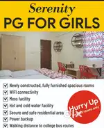 PG  FOR GIRLS  Without Meals available