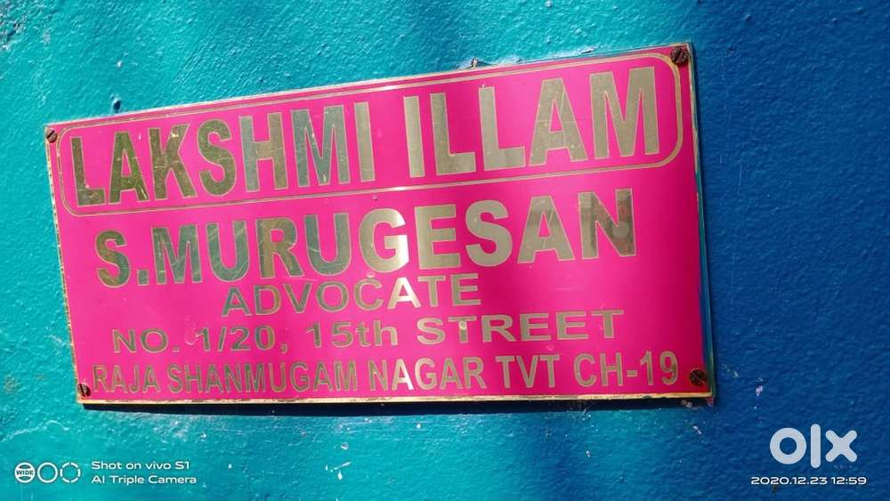 House for rent in thiruvottiyur,15 th street rajashanmugam nagar