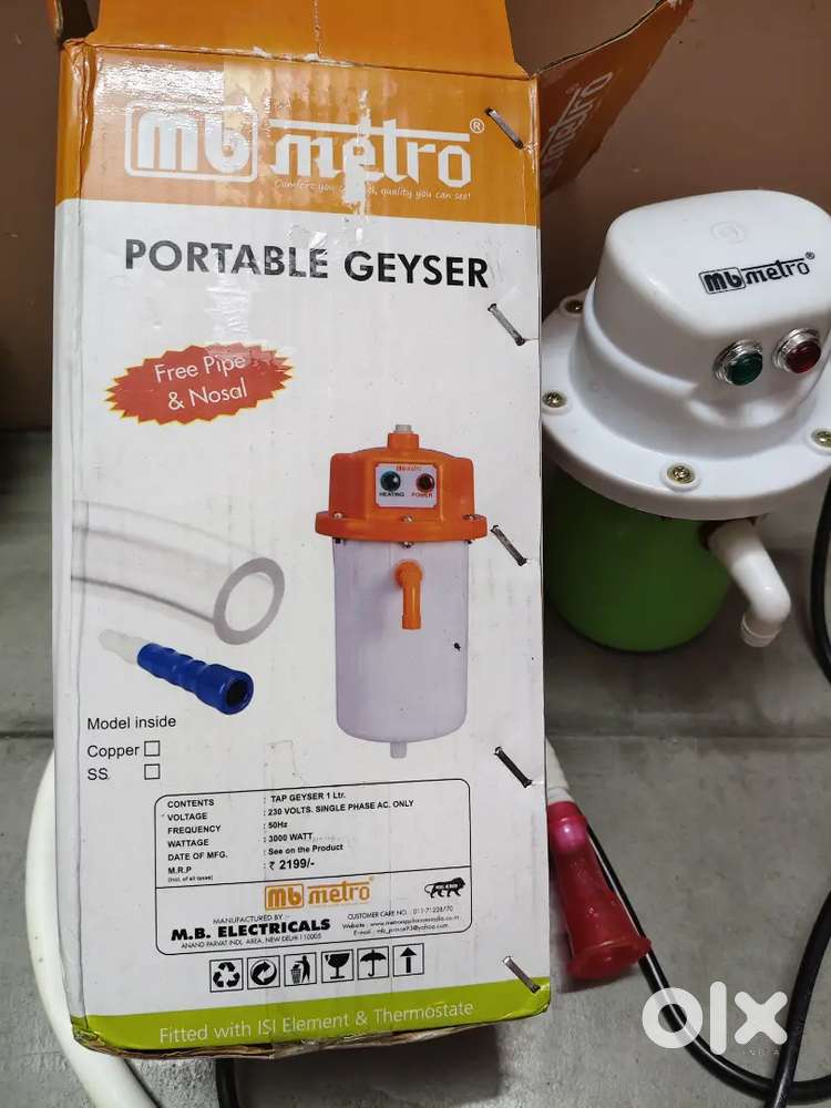 Portable Instant gyser
