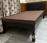 Single Bed+small TV trolley