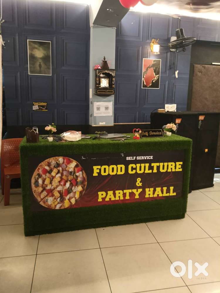 Food culture cafe and party hall sale