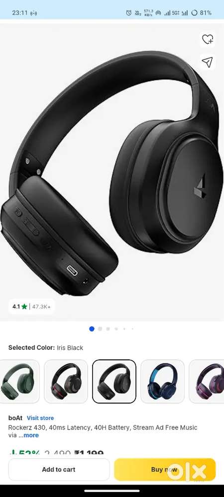 Headphones boat rockerz