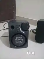 1)Intex speaker, and 2)creative speaker