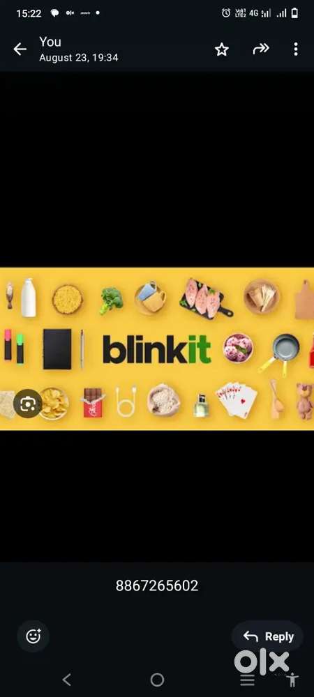 Hiring for navasari blinkit delivery boy job